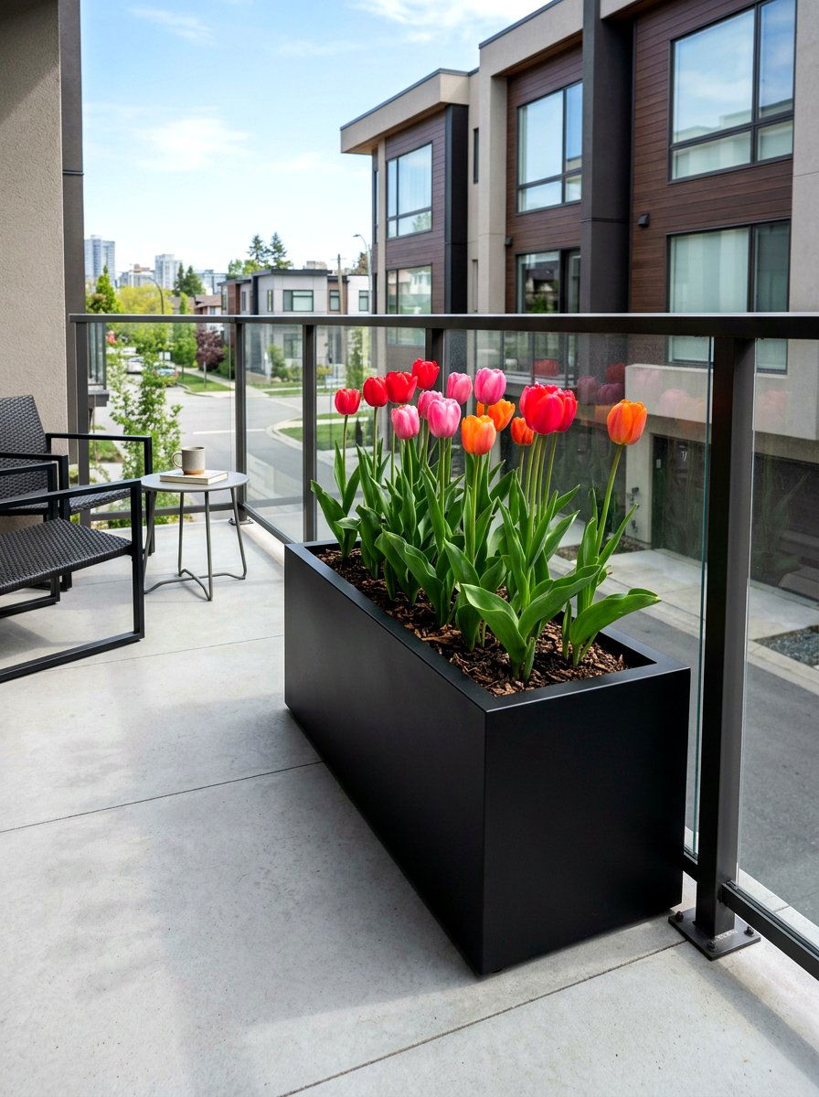 Modern Planter Box - 25 Spring Flower Box Ideas