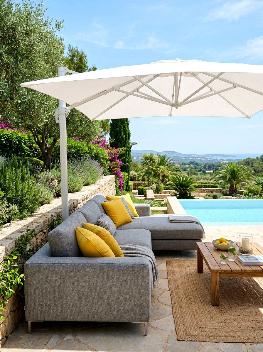 Modern Sectional Sofa - 25 Spring Patio Corner Decor Ideas