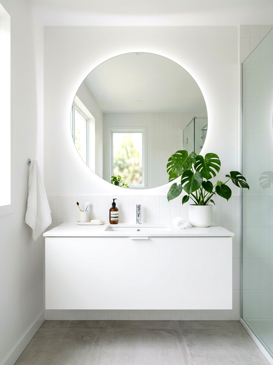 Modern Vanity Mirror - 25 Spring Minimalist Decor Ideas