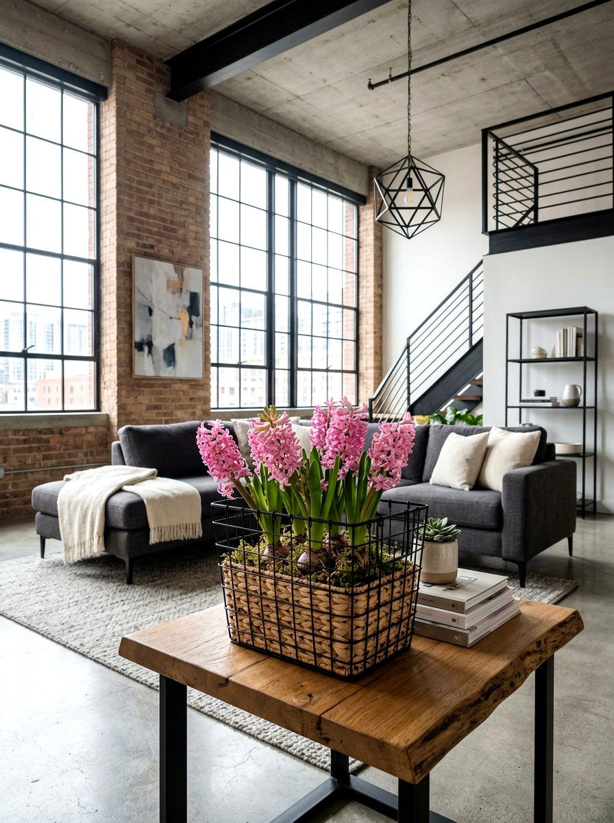 Modern Wire Hyacinth Basket - 25 Spring Hyacinth Basket Decor Ideas