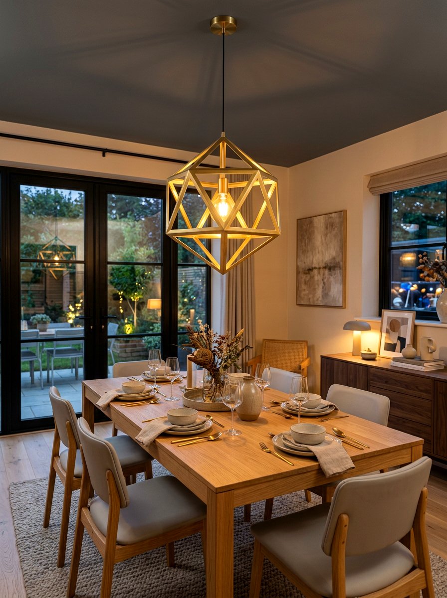 Modern brass pendant light - 25 Spring Organic Modern Decor Ideas