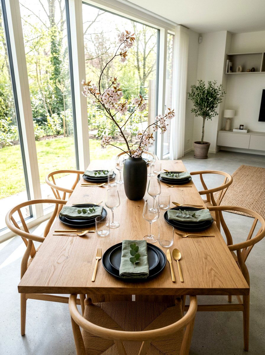 Modern minimalist spring table - 25 Spring Place Setting Ideas