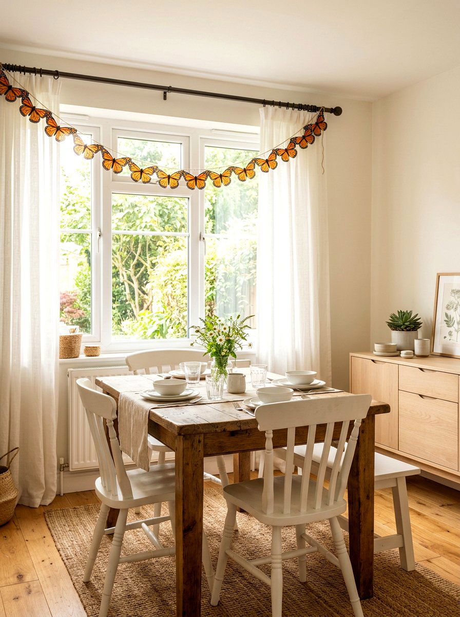 Monarch Butterfly Garland - 25 Spring Butterfly Garland Ideas