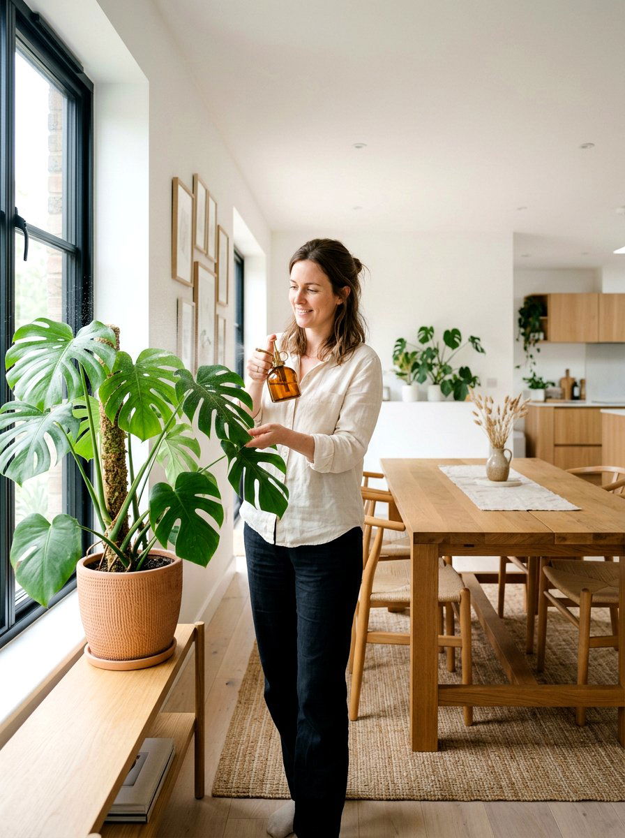 Monstera Misting For Humidity - 25 Spring Monstera Plant Ideas