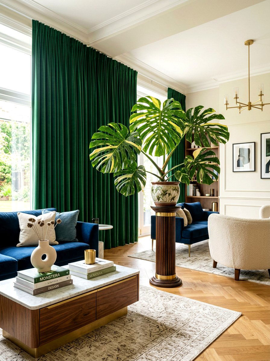 Monstera Thai Constellation Display - 25 Spring Monstera Plant Ideas