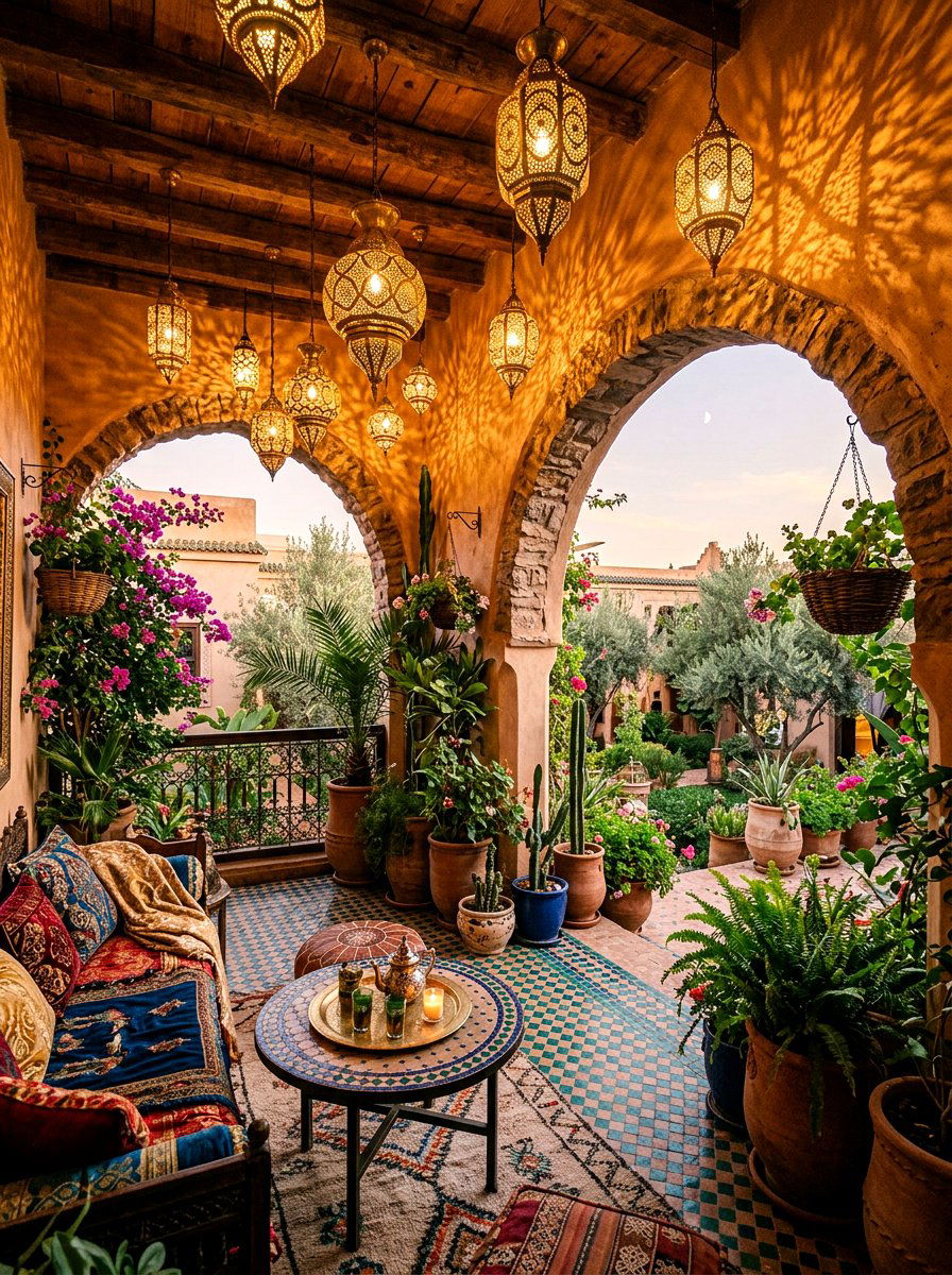 Moroccan Lantern - 25 Spring Porch Lighting Ideas