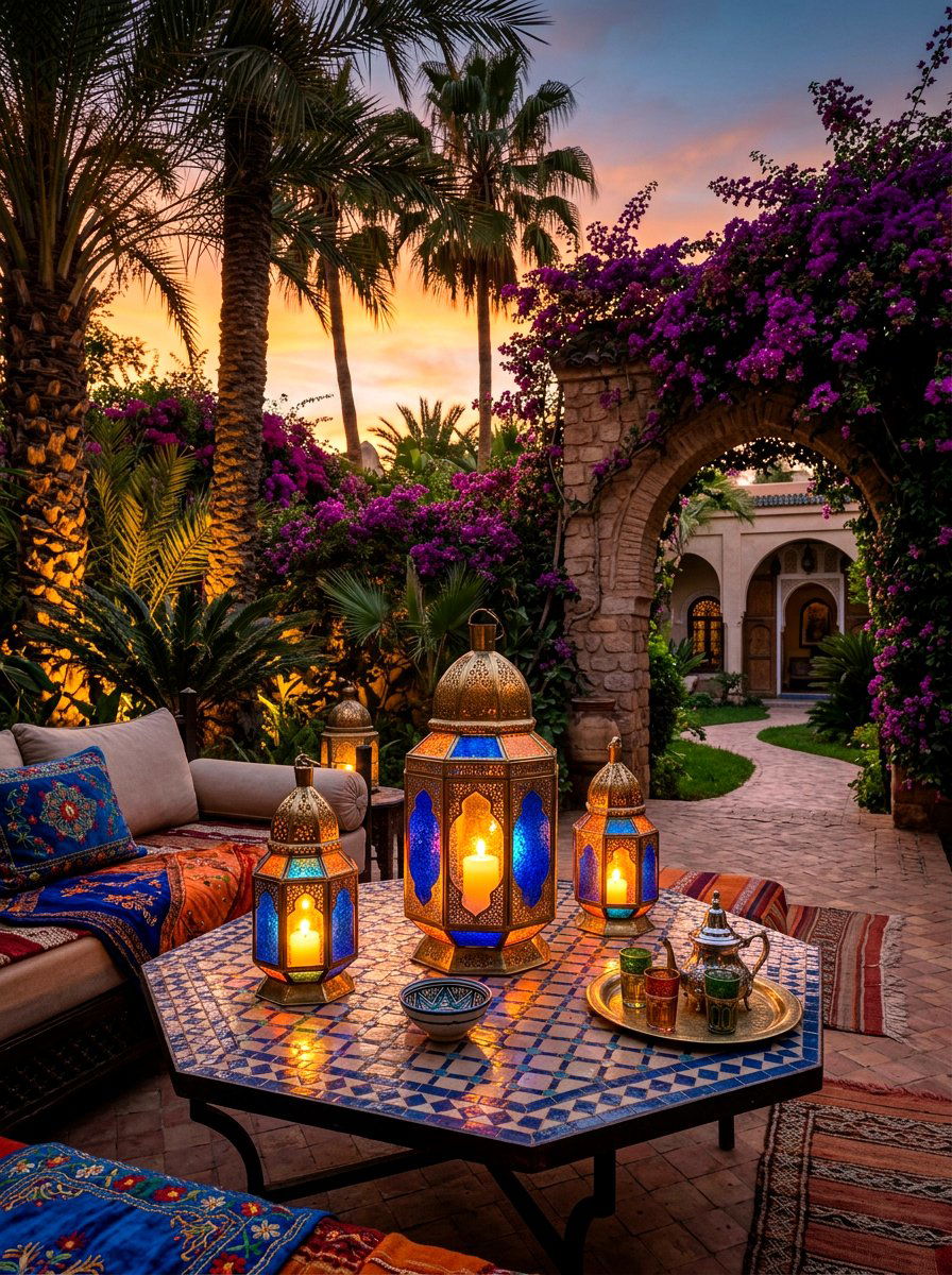 Moroccan Outdoor Lantern - 25 Spring Garden Lantern Ideas
