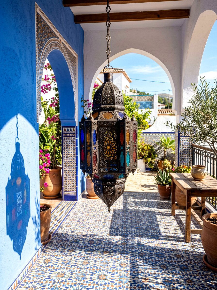 Moroccan Style Lantern For Outdoors - 25 Spring Porch Lantern Ideas