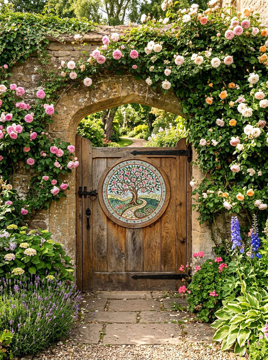 25 Colorful Spring Mosaic Garden Decor Ideas for Outdoors