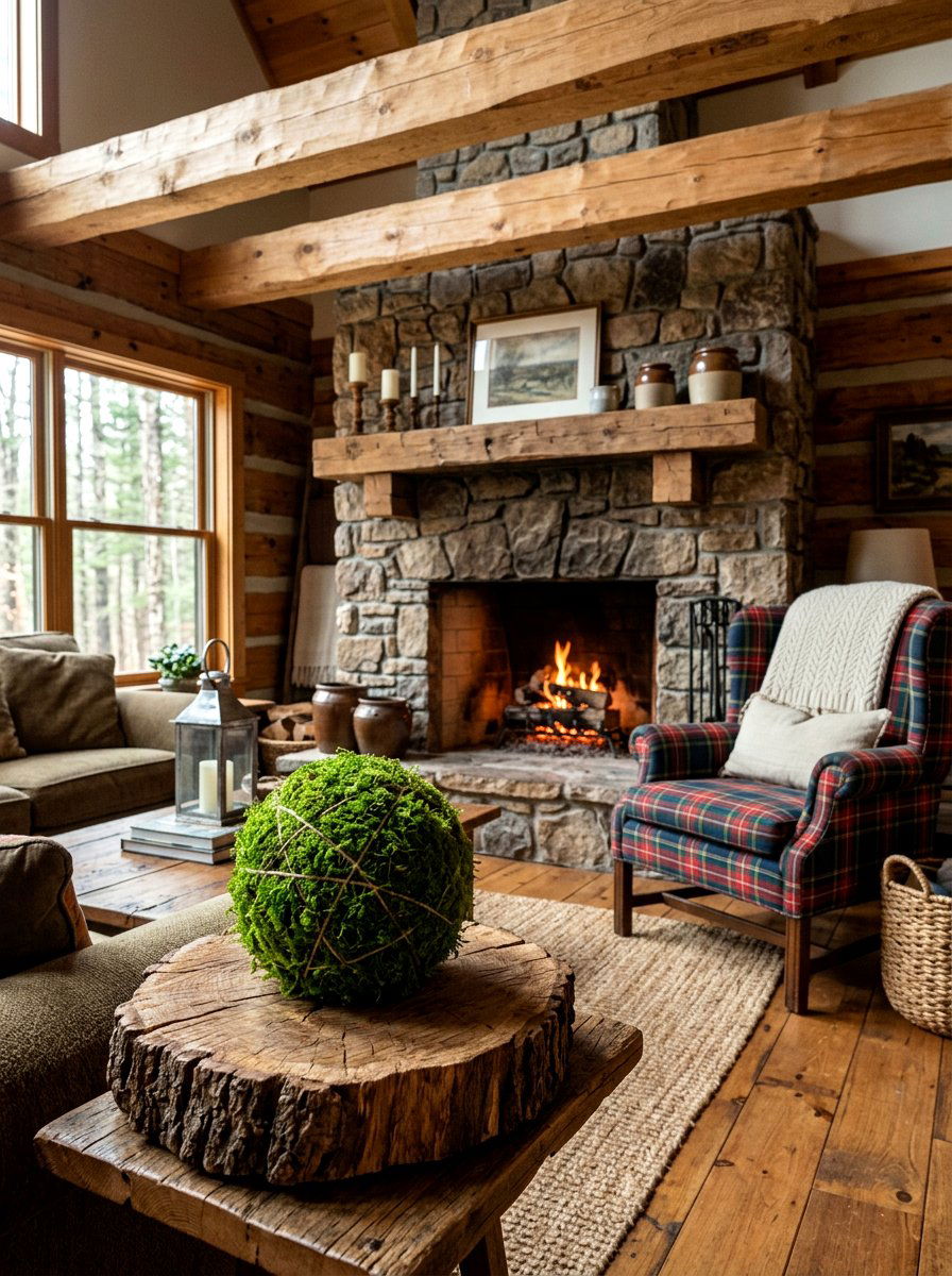 Moss Ball On Wood Base - 25 Spring Moss Ball Plant Ideas