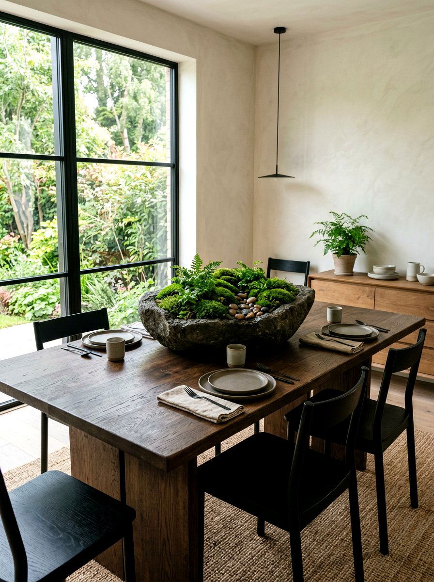 Moss Bowl Centerpiece - 25 Spring DIY Centerpiece Ideas