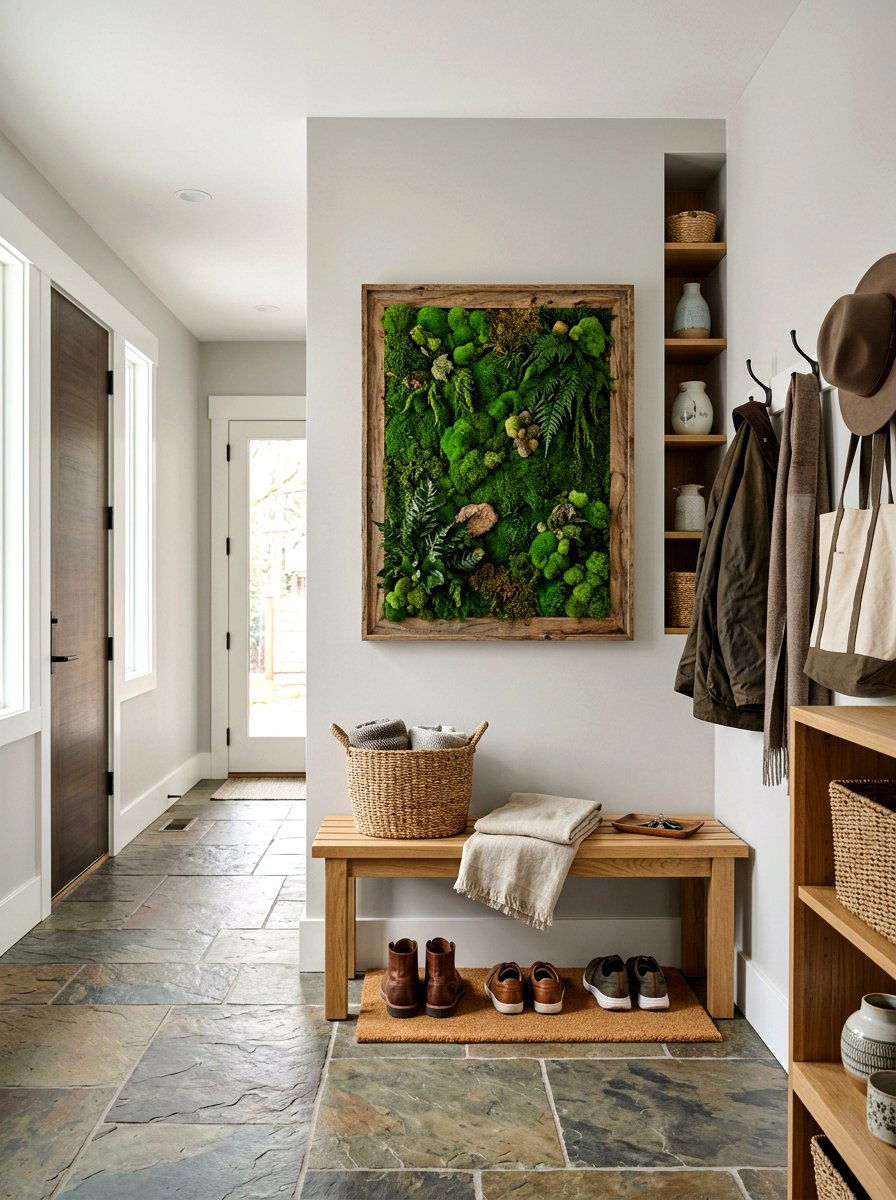 Moss Covered Frame - 25 Spring Photo Frame Decor Ideas