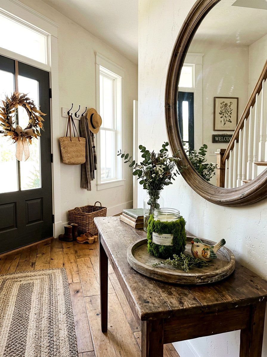 Moss Covered Jar - 25 Spring DIY Candle Ideas