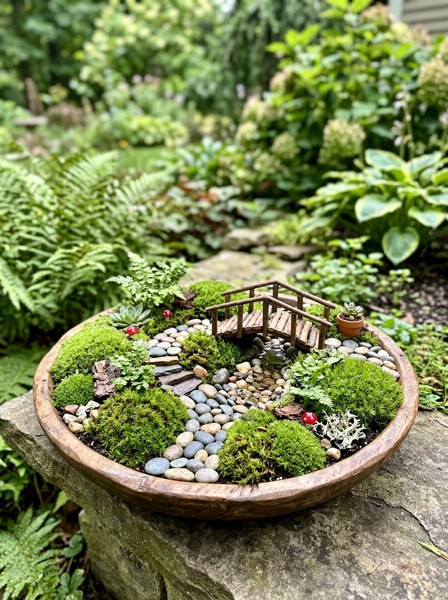 Moss Fairy Garden - 25 Spring Miniature Garden Ideas