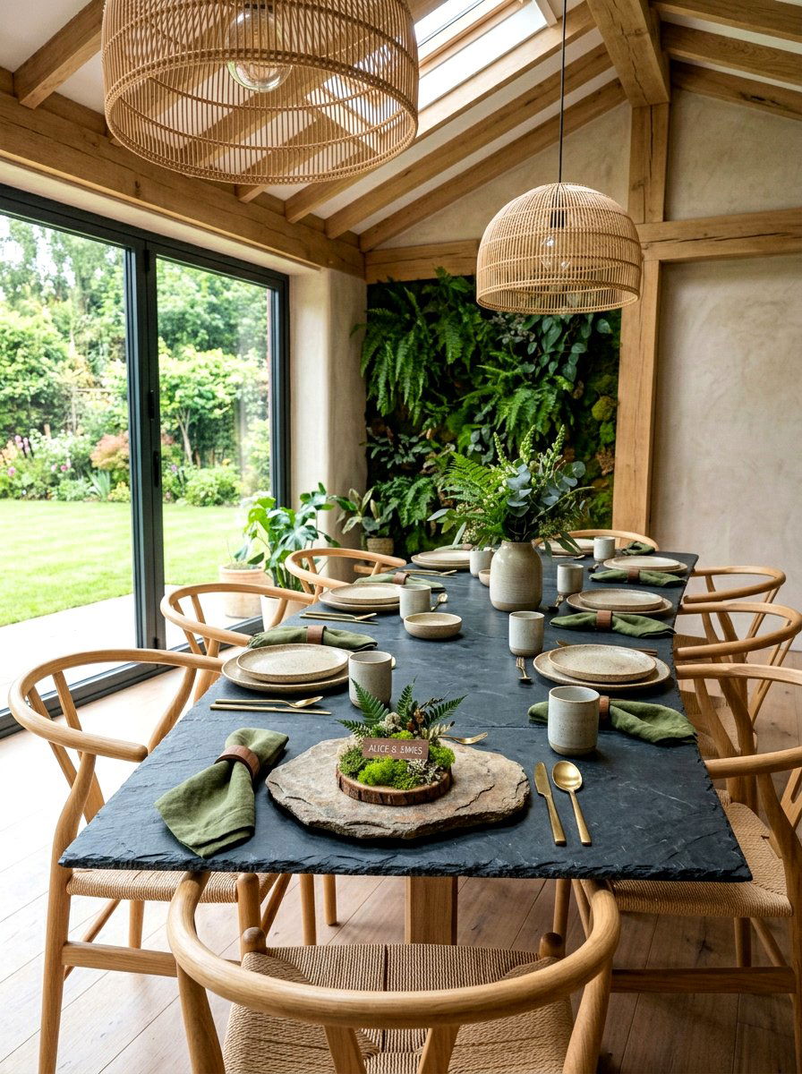 Moss Name Tag - 25 Spring Name Tag Ideas