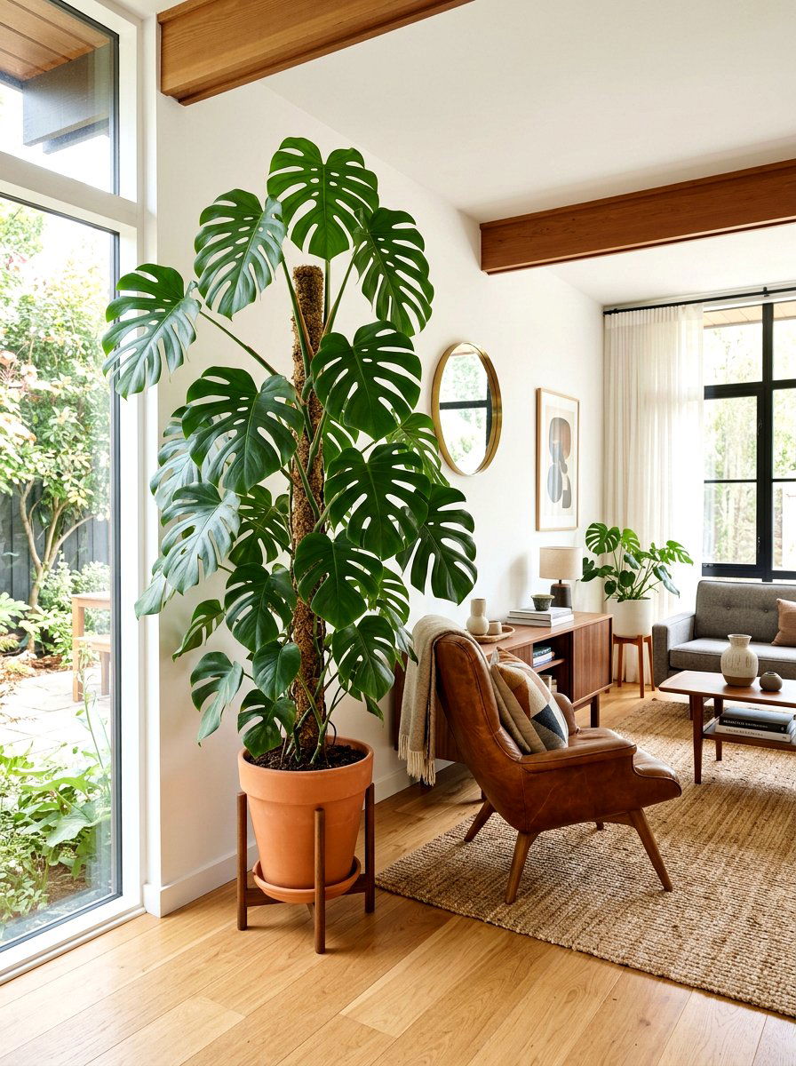 Moss Pole Support For Monstera - 25 Spring Monstera Plant Ideas