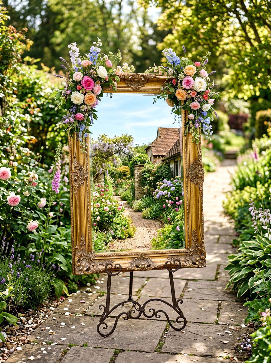 Moss Wall - 25 Spring Wedding Backdrop Ideas