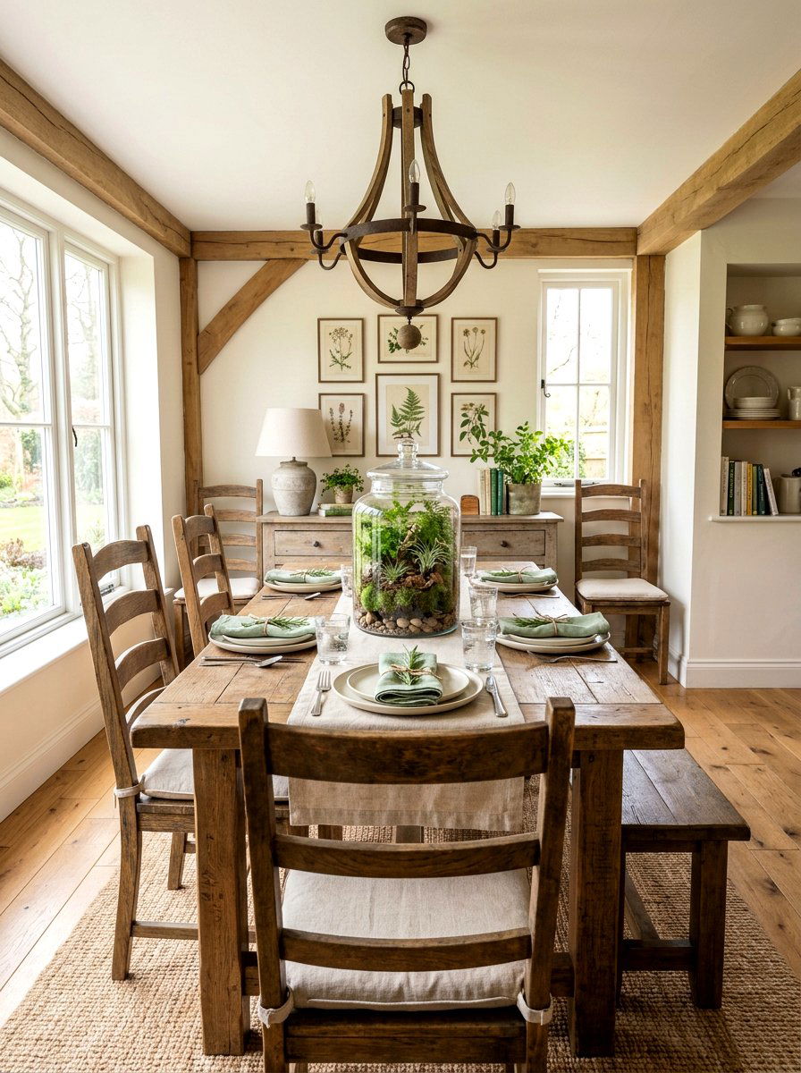 Moss apothecary jar centerpiece - 25 Spring Apothecary Jar Decor Ideas