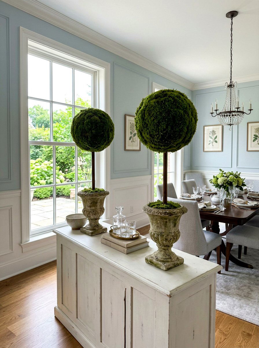 Moss topiary ball - 25 Spring Moss Decor Ideas