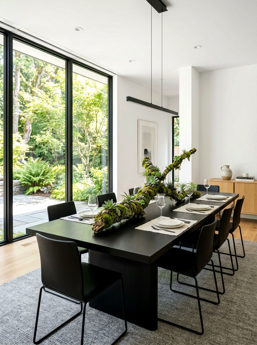 Mossy Branch Centerpiece - 25 Spring Table Vignette Ideas