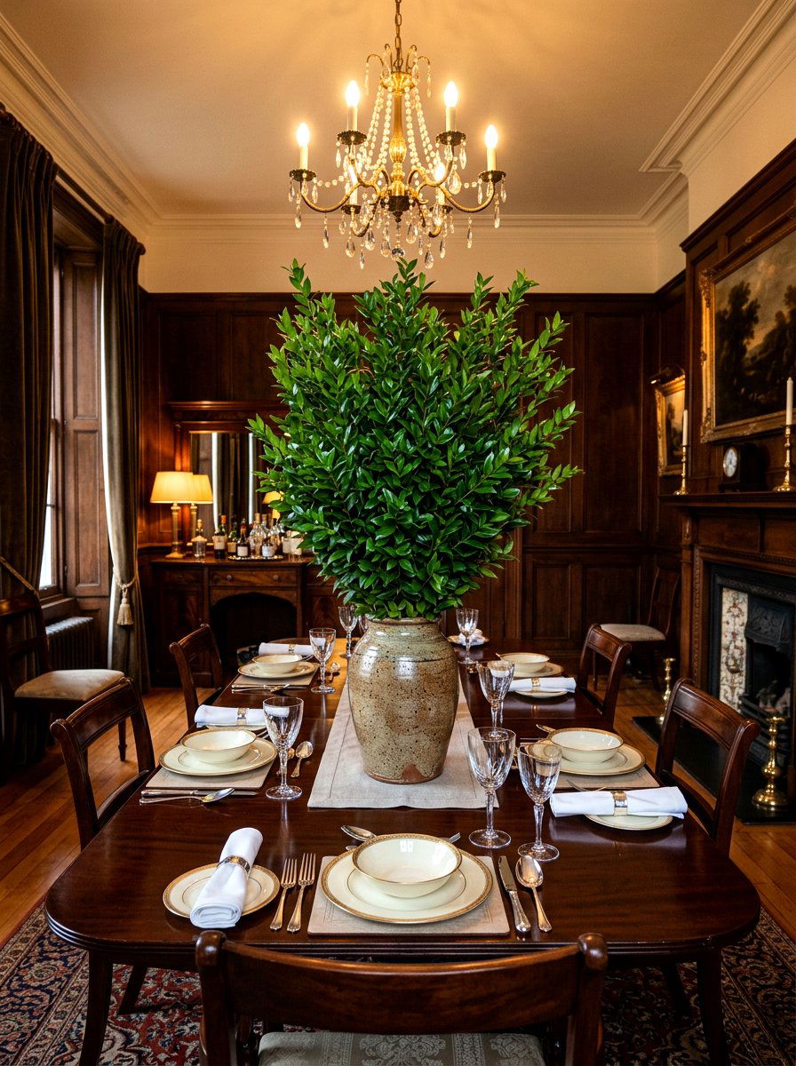 Myrtle Greenery Vase - 25 Spring Greenery Centerpiece Ideas