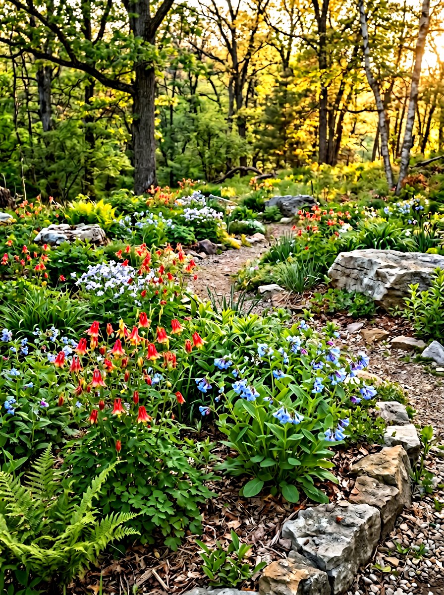 Native Plant Garden - 25 Spring Flower Bed Ideas