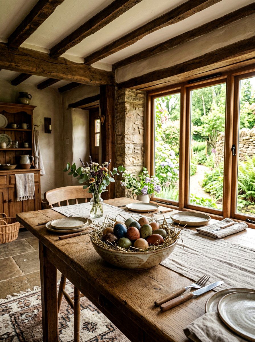 Natural Dye Speckled Egg - 25 Spring Speckled Egg Ideas