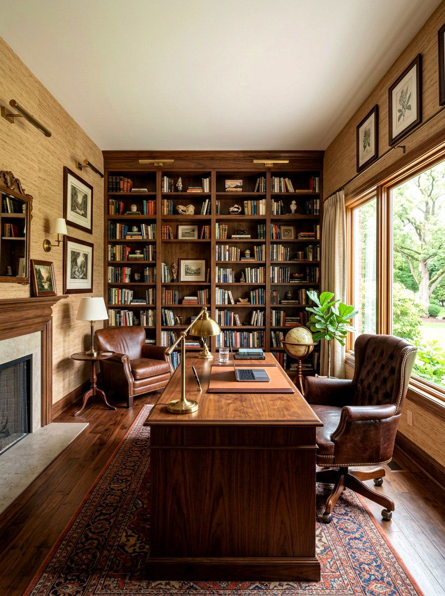 Natural Grasscloth Wallpaper - 25 Spring Accent Wall Ideas