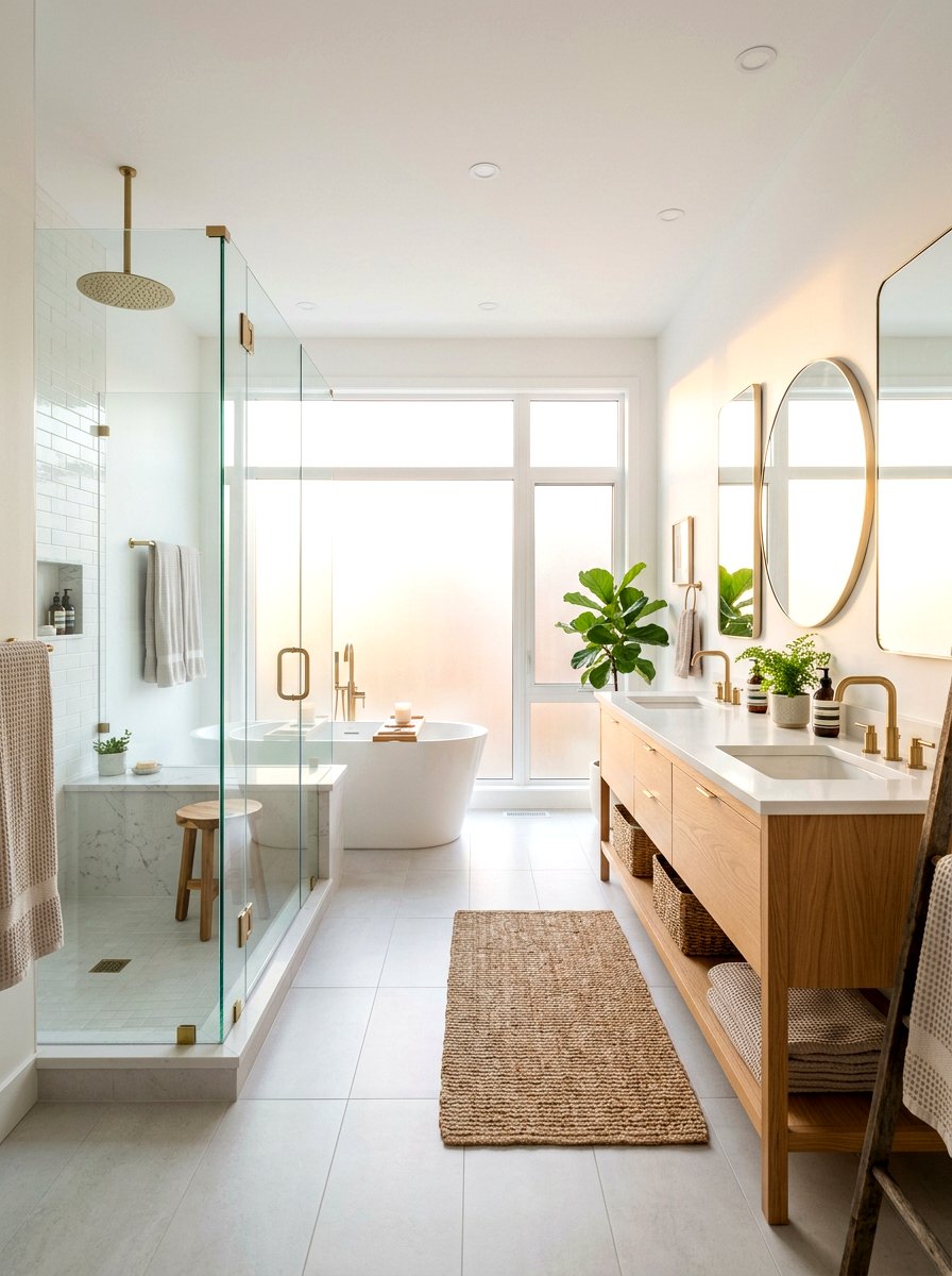 Natural Light Bathroom - 25 Spring Bathroom Refresh Ideas