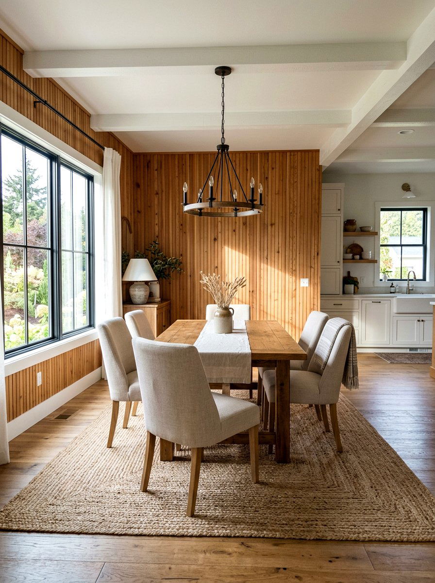 Natural Wood Beadboard - 25 Spring Porch Ceiling Decor Ideas