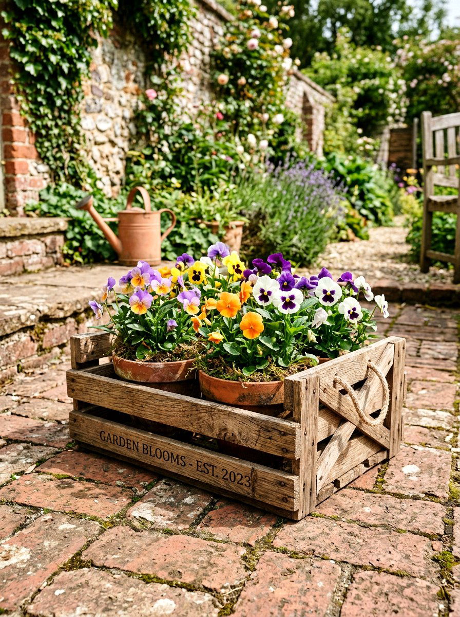 Natural Wooden Crate - 25 Spring Photo Prop Ideas