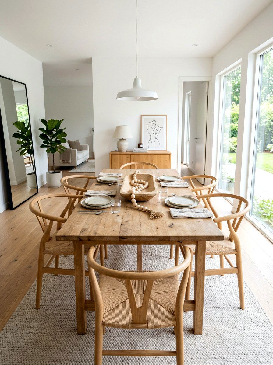 Natural wood bead garland - 25 Spring Wooden Bead Garland Ideas