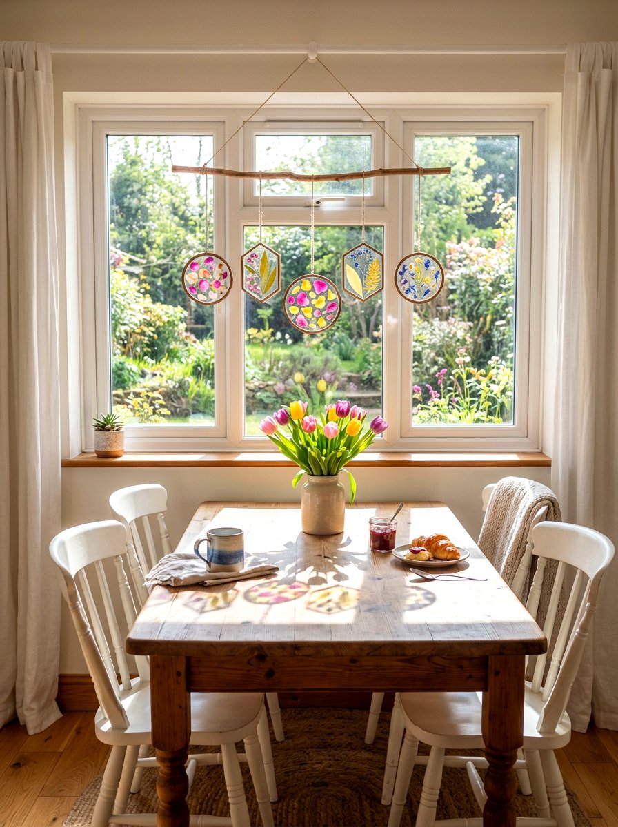 Nature Suncatcher - 25 Spring Nature Craft Ideas