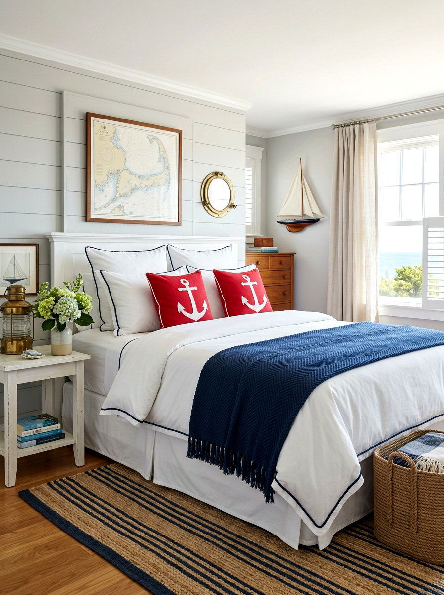 Navy Blue Cotton Blanket - 25 Spring Cotton Throw Ideas