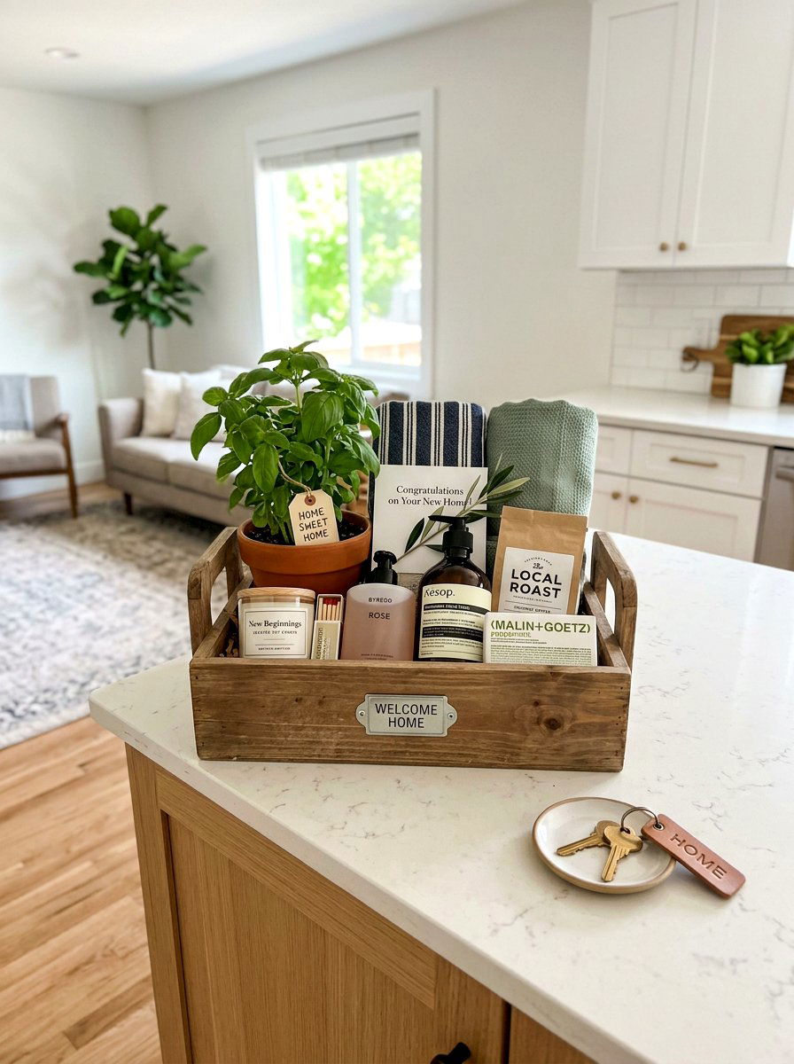 New Homeowner Basket - 25 Spring Basket Filler Ideas