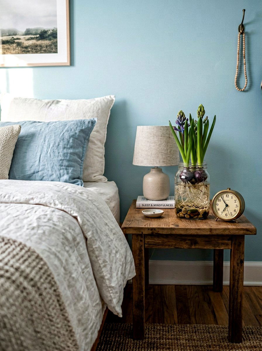 Nightstand Glass Hyacinth Jar - 25 Spring Hyacinth Bulb Glass Ideas