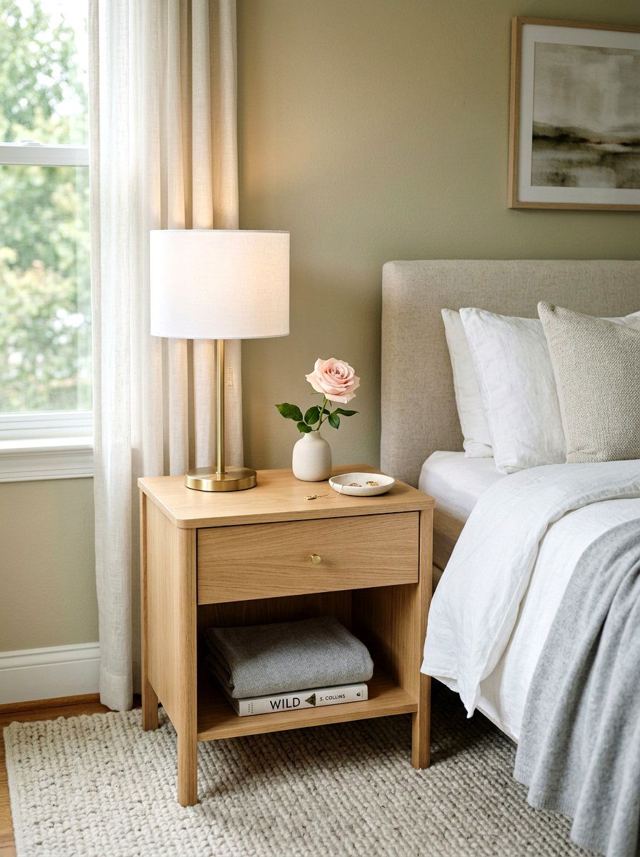 Nightstand Styling - 25 Spring Cleaning Decor Ideas
