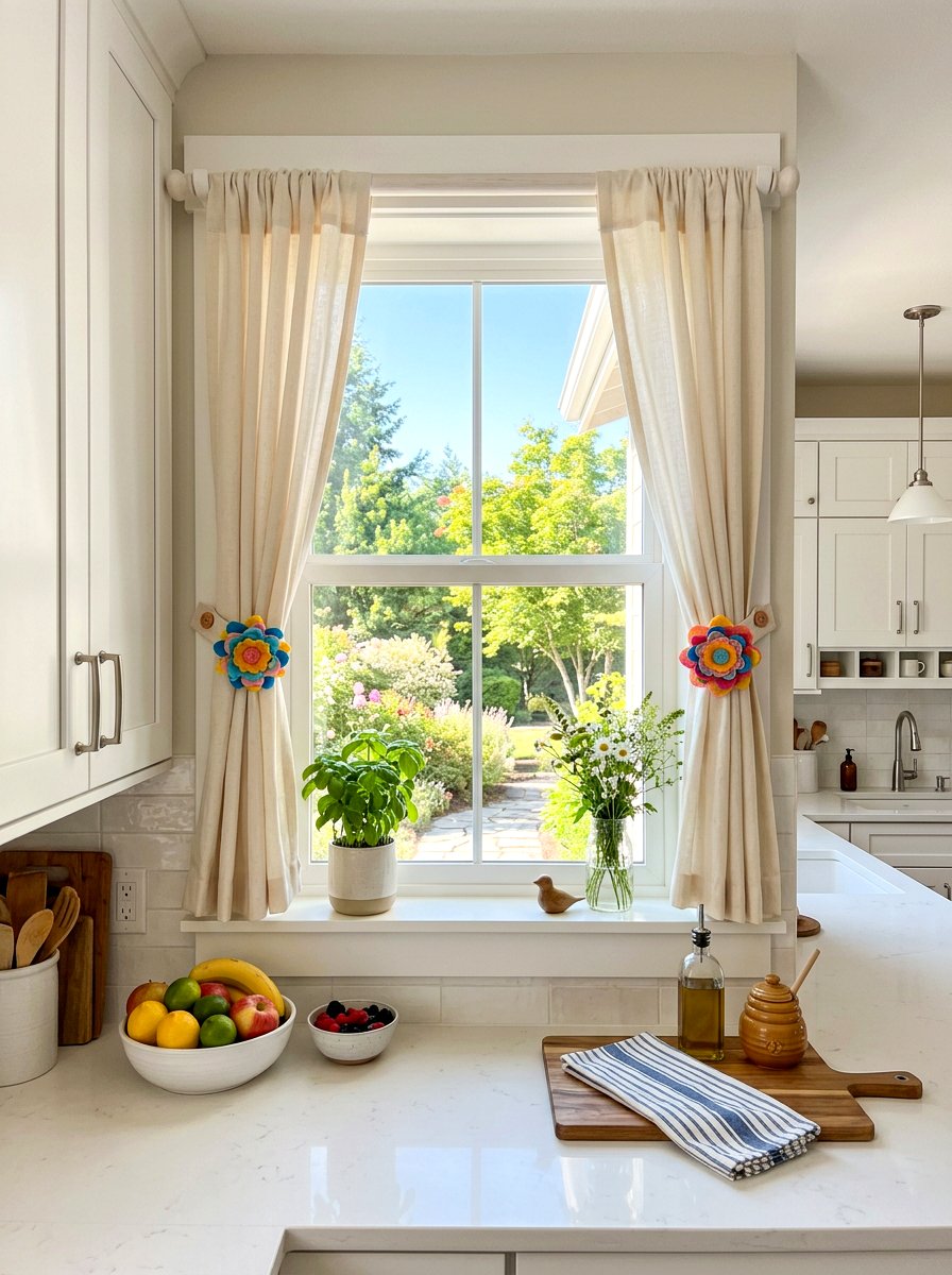 No Sew Fabric Flower - 25 Spring DIY Fabric Flower Ideas