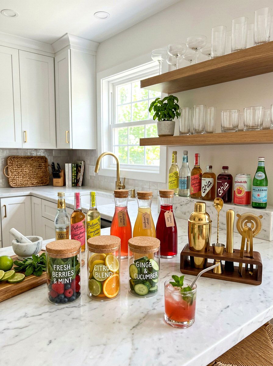 25 Creative Spring Bar Cart Decor Ideas for Home Hosting