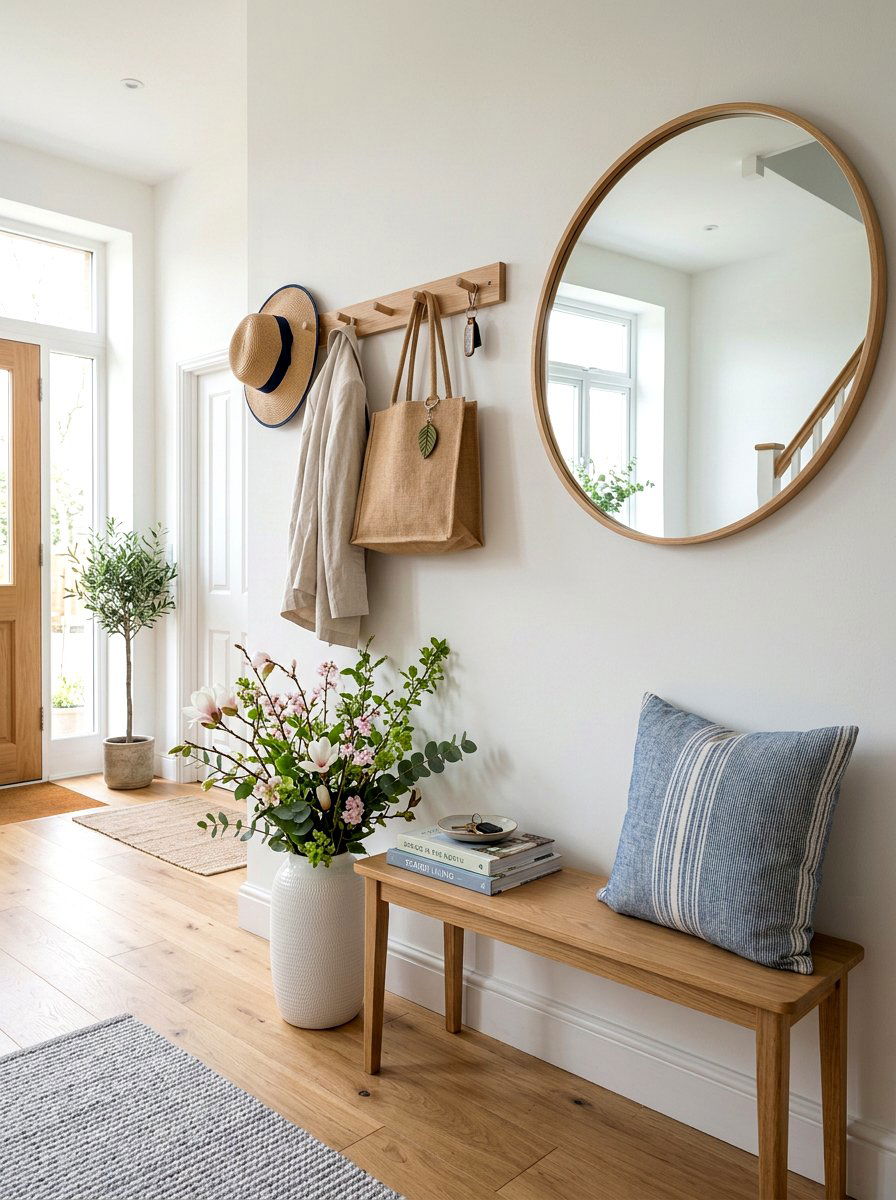Nordic Entryway Spring - 25 Spring Scandinavian Decor Ideas