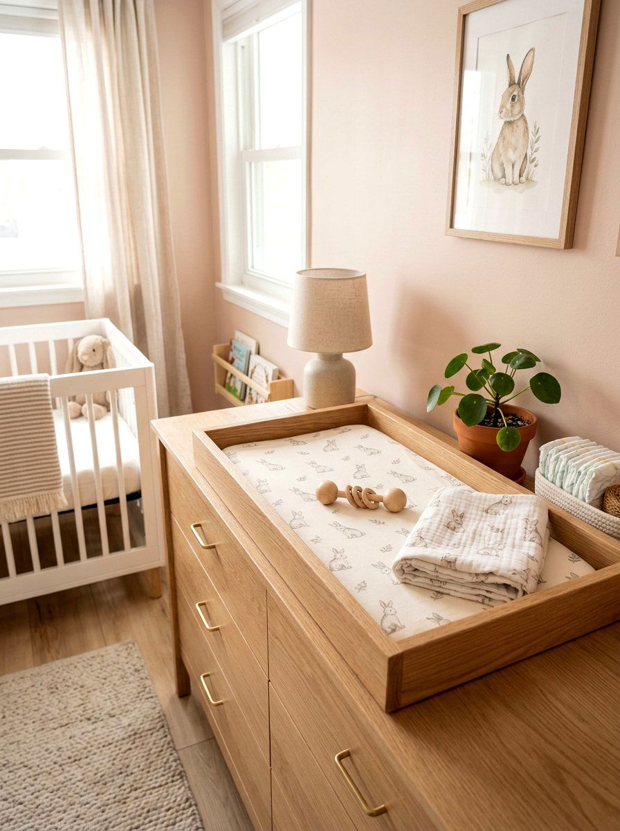 Nursery Dresser Wood Tray - 25 Spring Wooden Tray Decor Ideas