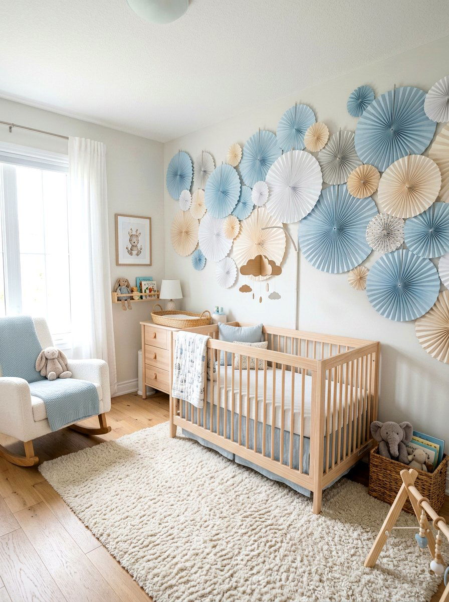 25 Colorful Spring Paper Fan Decor Ideas for a Festive Home