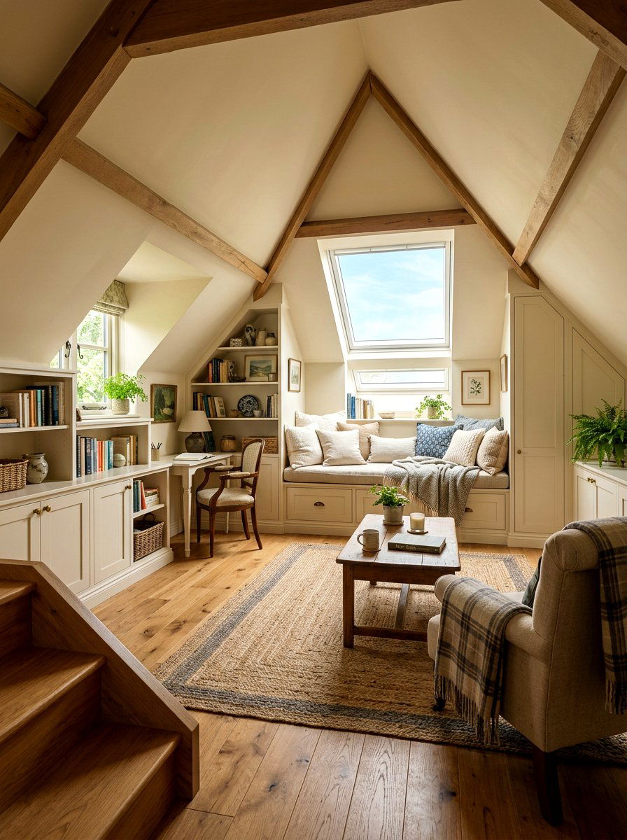Off white attic - 25 Spring Cream Decor Ideas
