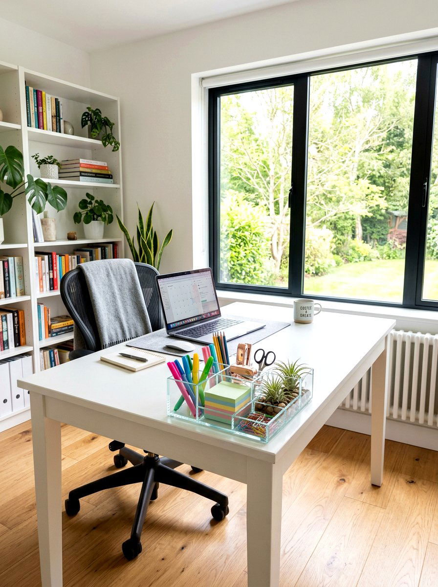 Office Desk Glass Organizer - 25 Spring Display Case Ideas