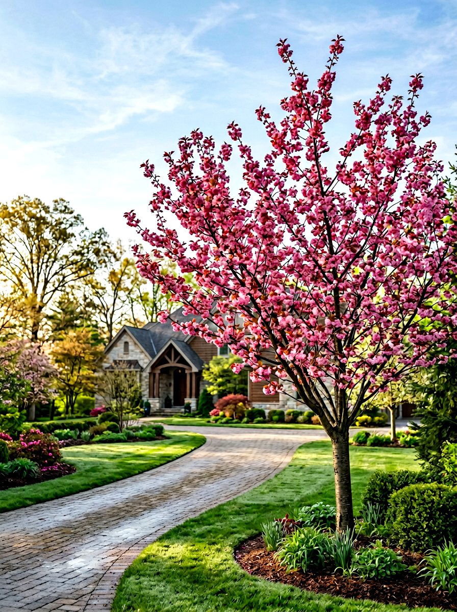 Okame Cherry - 25 Spring Flowering Tree Ideas