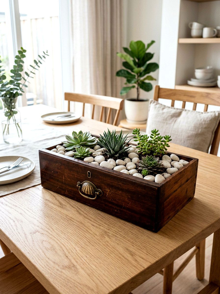 Old Furniture Drawer - 25 Spring Repurposed Decor Ideas