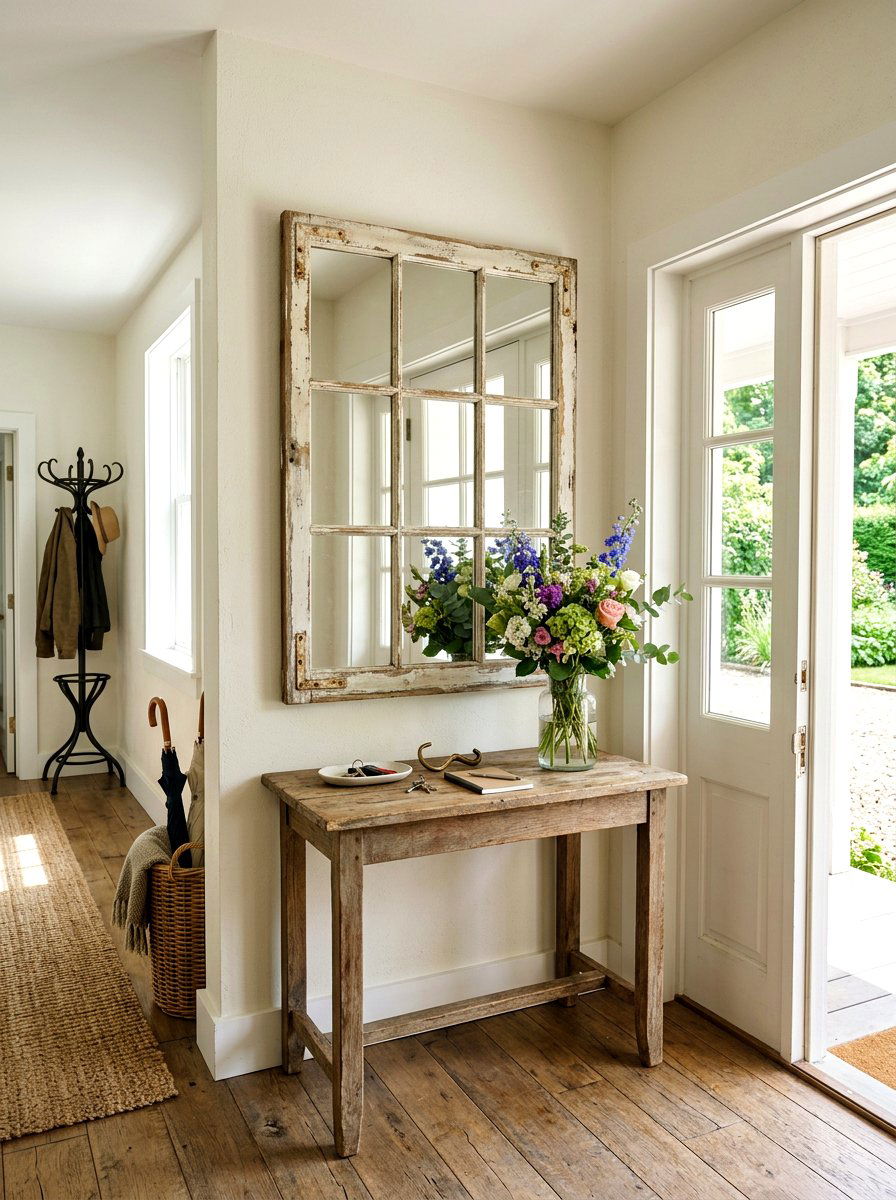 Old Window Frame - 25 Spring Flea Market Find Ideas