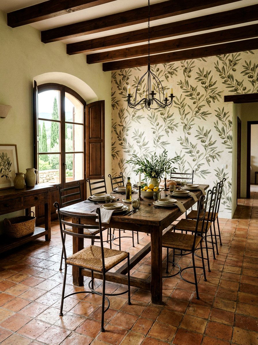 Olive Branch Wallpaper - 25 Spring Botanical Wallpaper Ideas