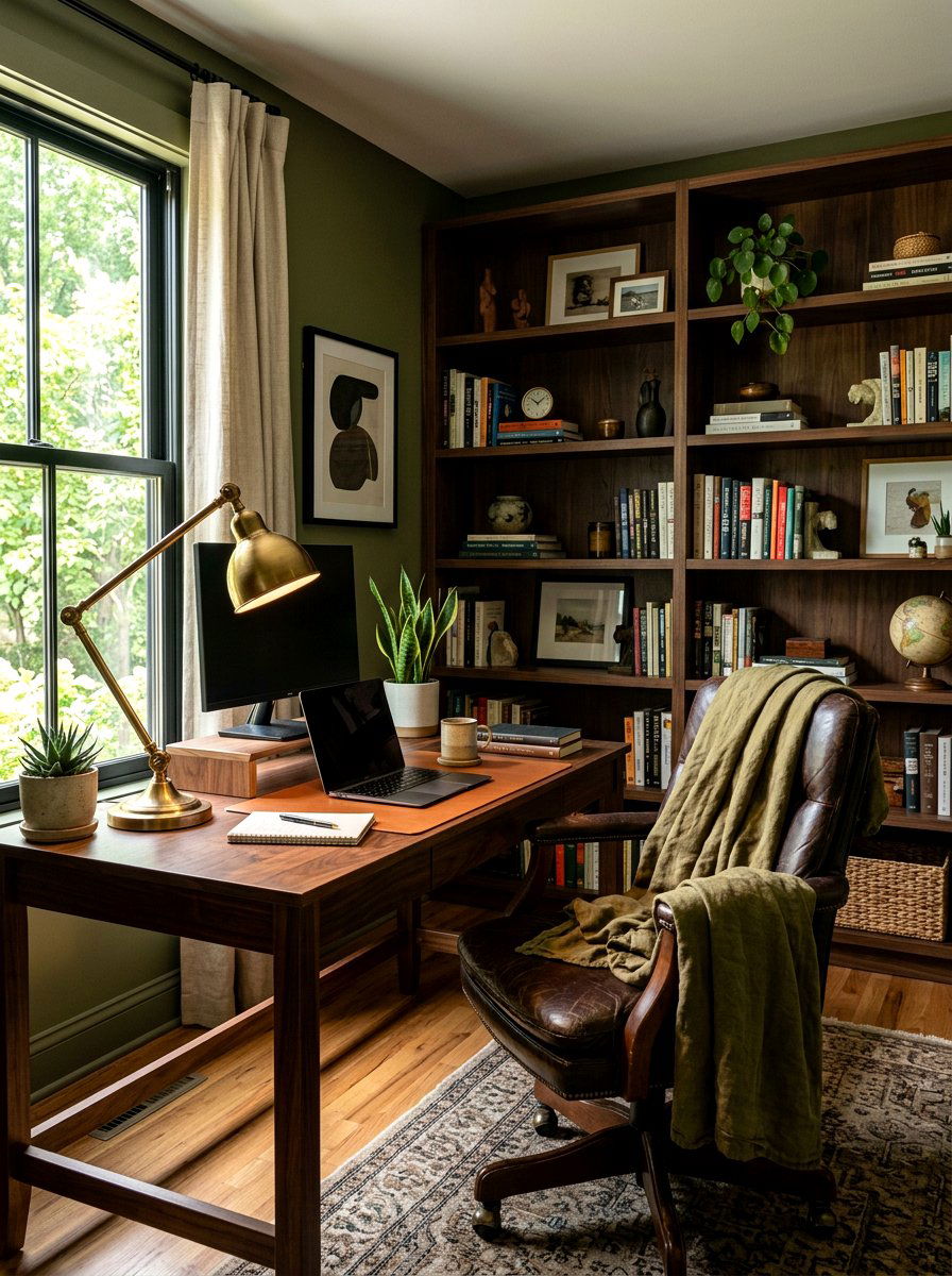 Olive Green Linen Blanket - 25 Spring Linen Throw Ideas