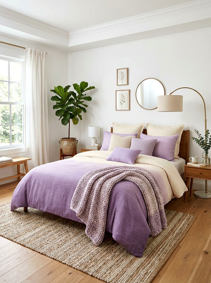 Ombre Bedding Set - 25 Spring Ombre Decor Ideas